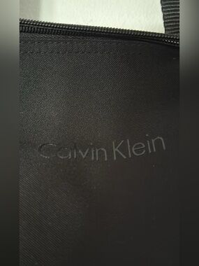 Calvin Klein Black Embossed Logo Accessory Panel